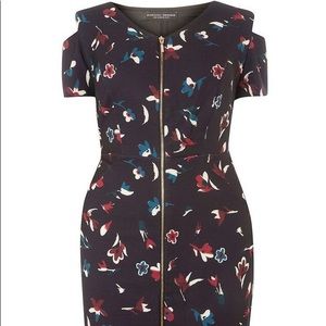 Dorothy Perkins Bodycon Zip Dress (US 16)